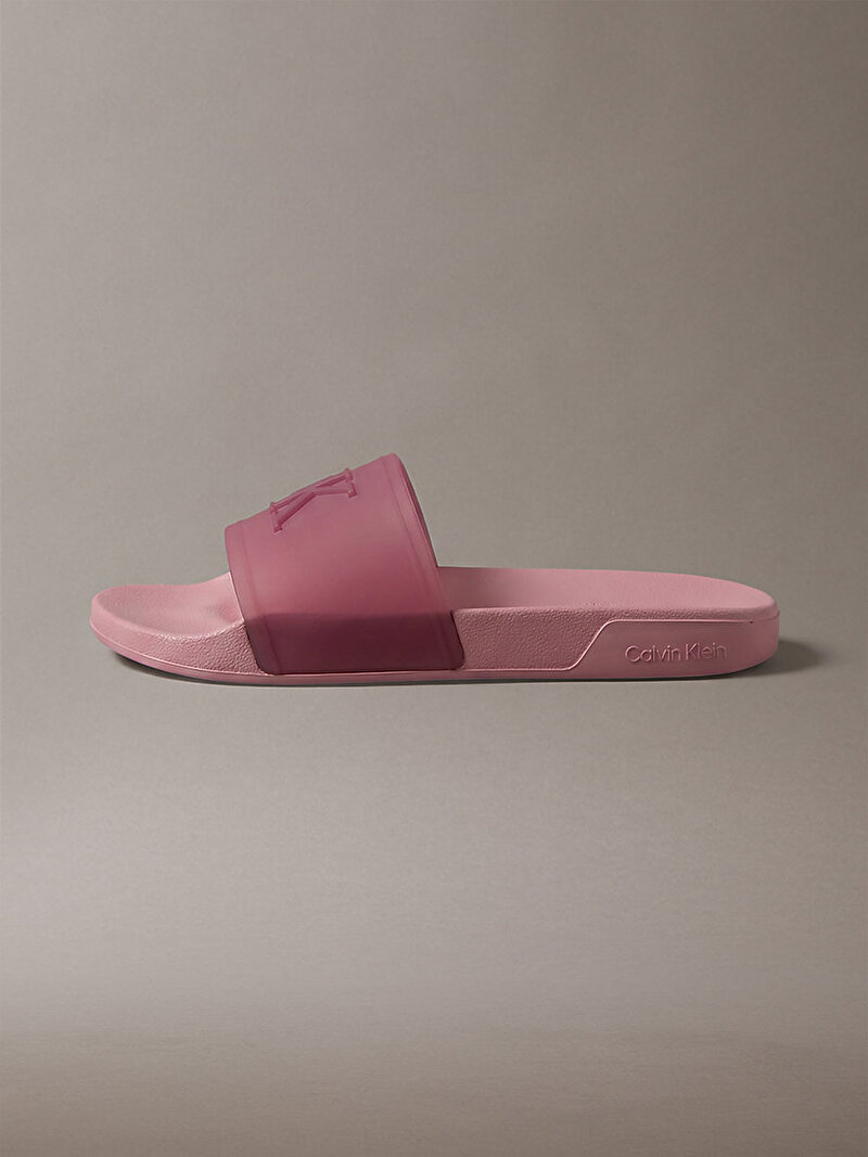 Calvin Klein Pembe Renkli Kadın Plaj Terliği