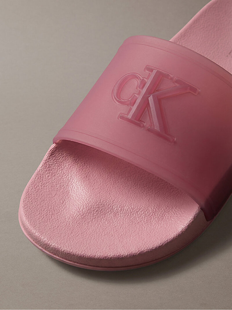 Calvin Klein Pembe Renkli Kadın Plaj Terliği