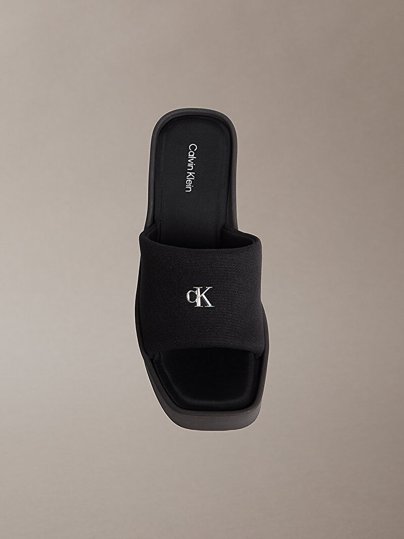 Calvin Klein Siyah Renkli Kadın Wedge 70 Topuklu Terlik