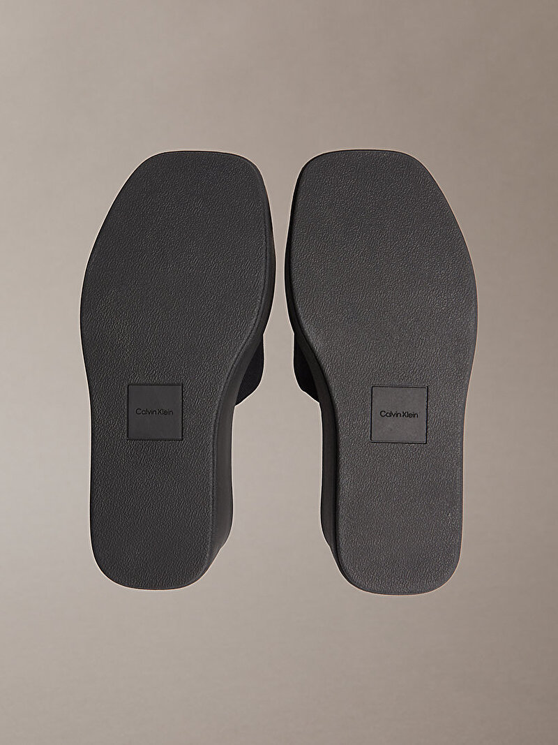 Calvin Klein Siyah Renkli Kadın Wedge 70 Topuklu Terlik