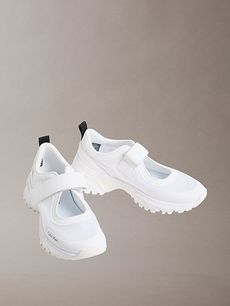 Calvin Klein Beyaz Renkli Kadın Hike Runner Slipon Sneaker