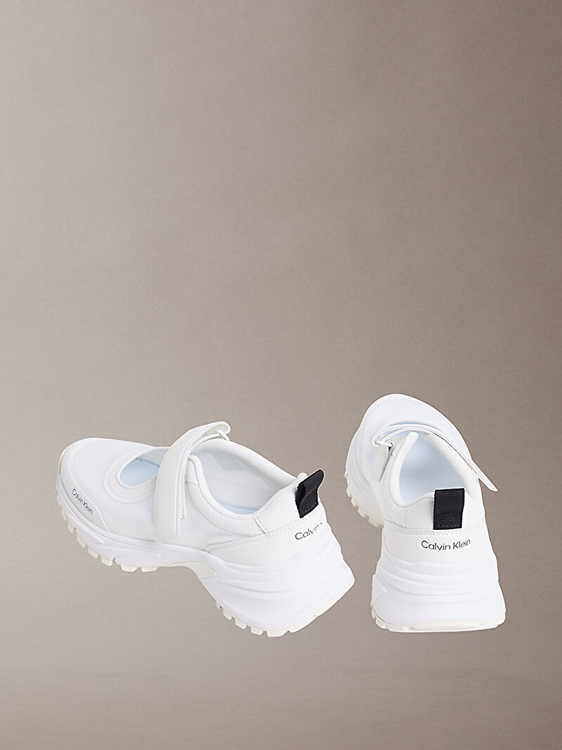Calvin Klein Beyaz Renkli Kadın Hike Runner Slipon Sneaker