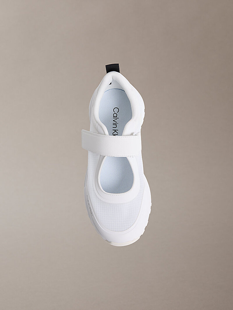 Calvin Klein Beyaz Renkli Kadın Hike Runner Slipon Sneaker