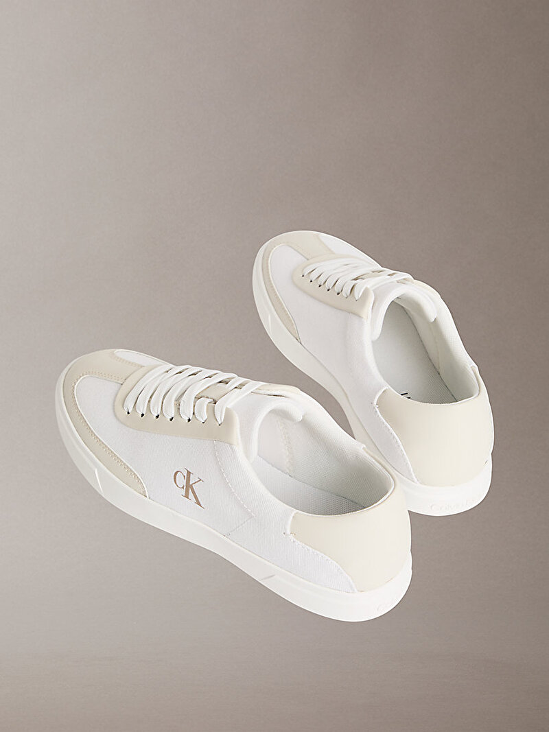 Calvin Klein Ekru Renkli Kadın Low Pro Cups Sneaker