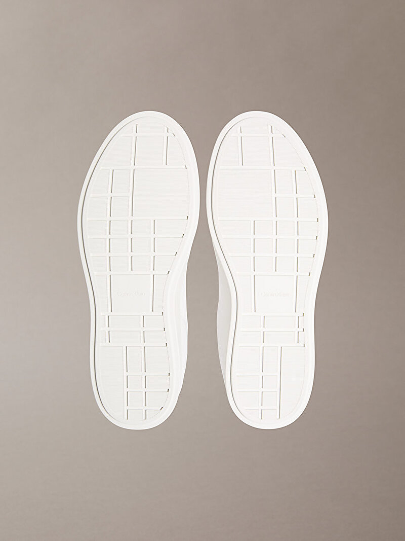 Calvin Klein Ekru Renkli Kadın Low Pro Cups Sneaker