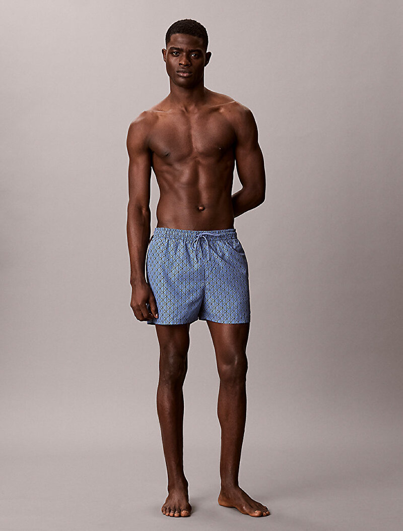 Calvin Klein Mavi Renkli Erkek Deniz Şortu