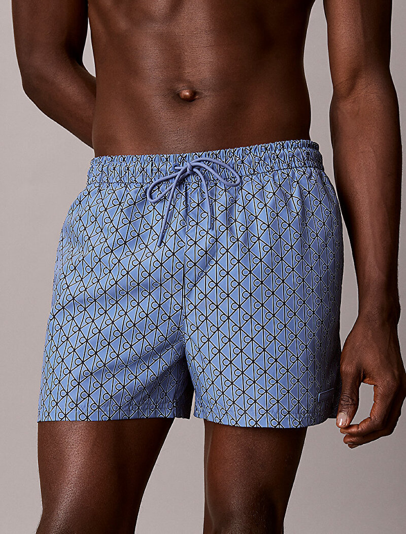 Calvin Klein Mavi Renkli Erkek Deniz Şortu