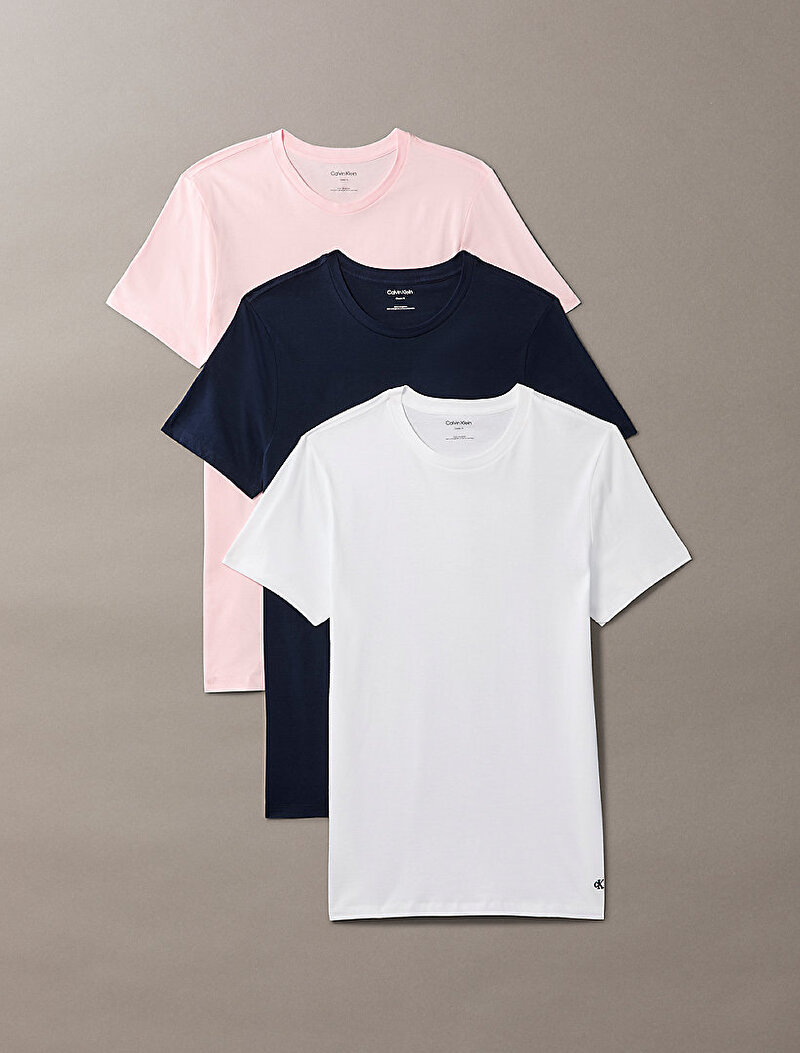 Calvin Klein Çok renkli Renkli Erkek 3'lü Paket T-shirt