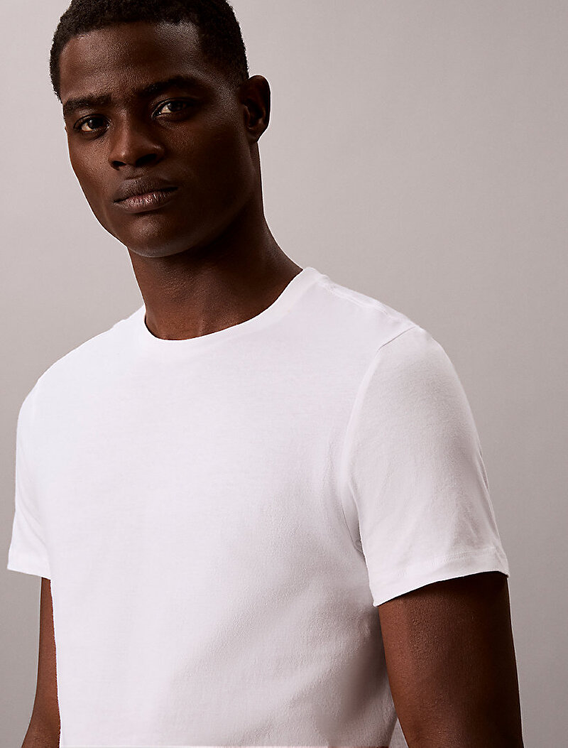 Calvin Klein Çok renkli Renkli Erkek 3'lü Paket T-shirt