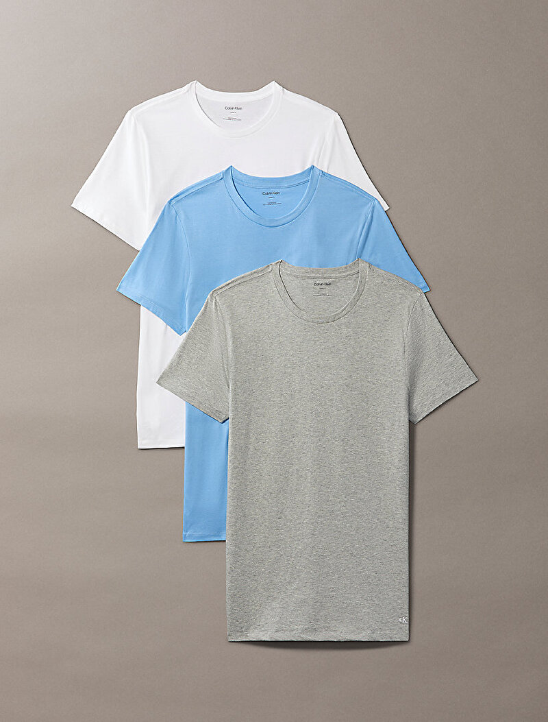 Calvin Klein Çok renkli Renkli Erkek 3'lü Paket T-shirt