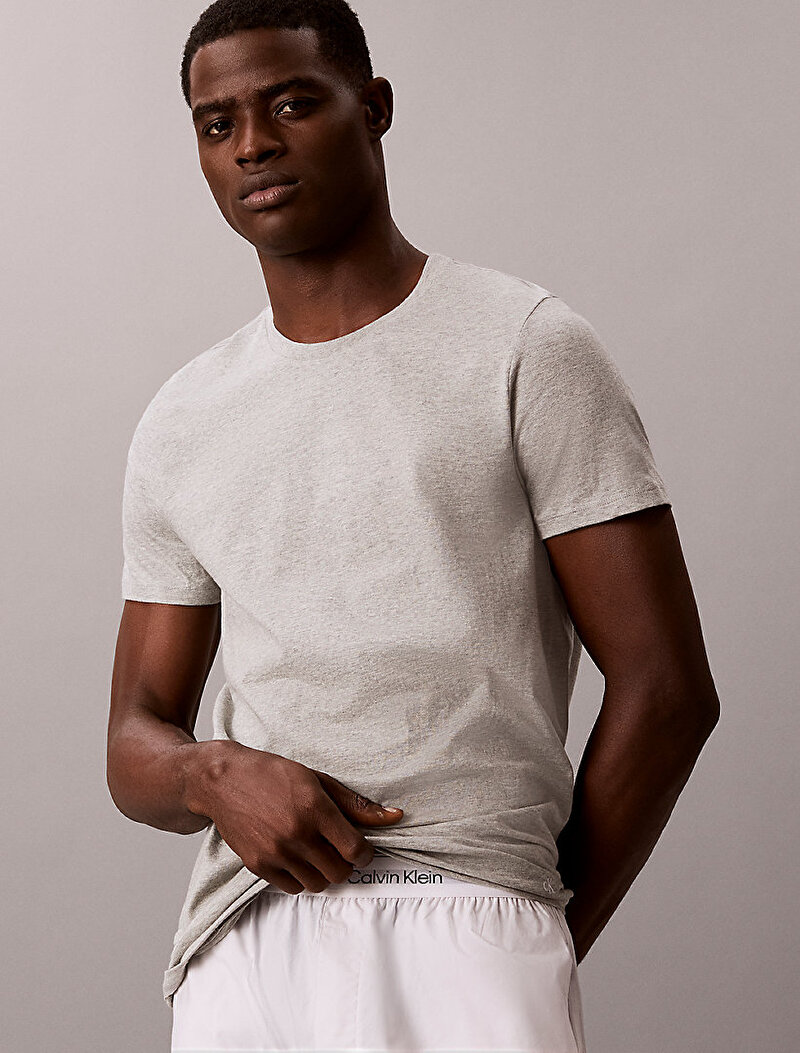 Calvin Klein Çok renkli Renkli Erkek 3'lü Paket T-shirt