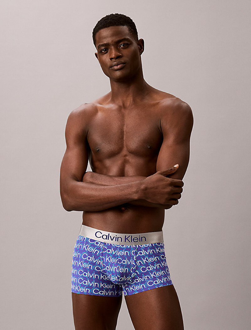 Calvin Klein Mavi Renkli Erkek Low Rise Trunk Boxer