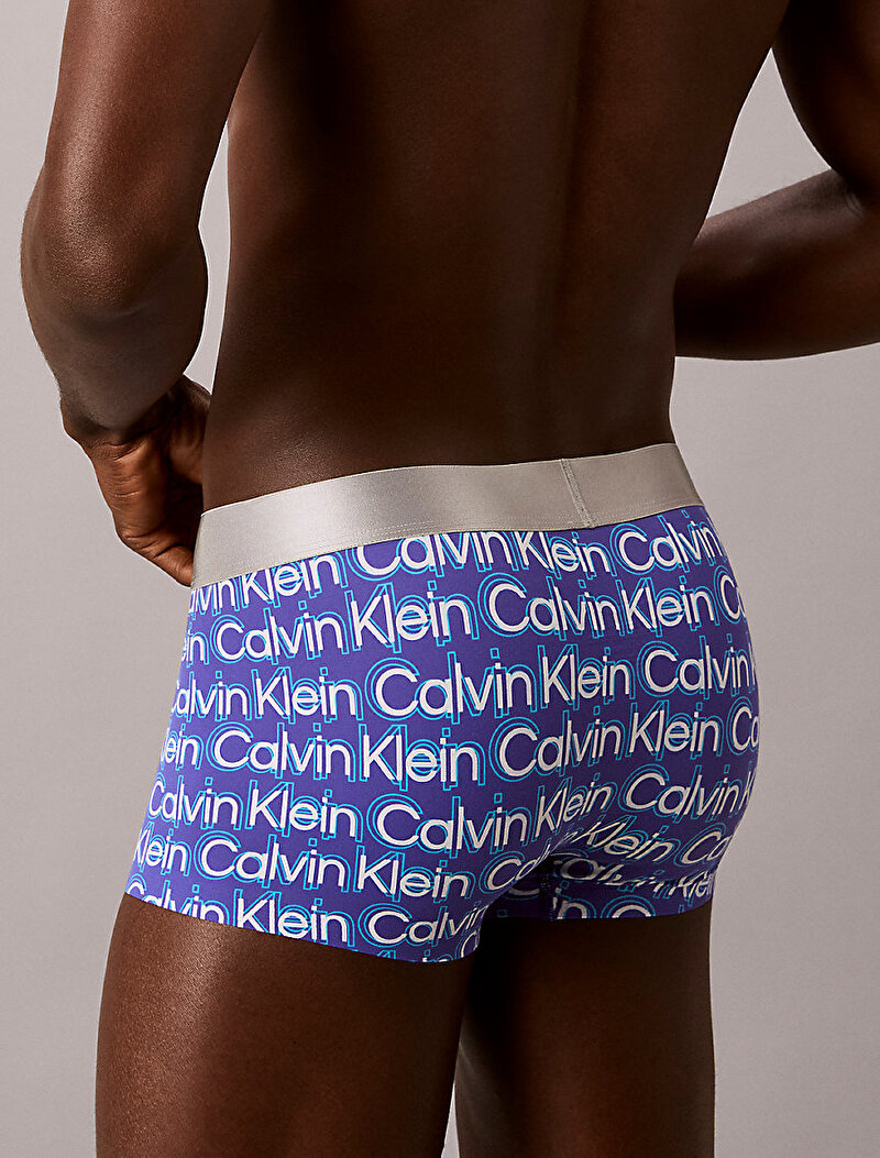 Calvin Klein Mavi Renkli Erkek Low Rise Trunk Boxer