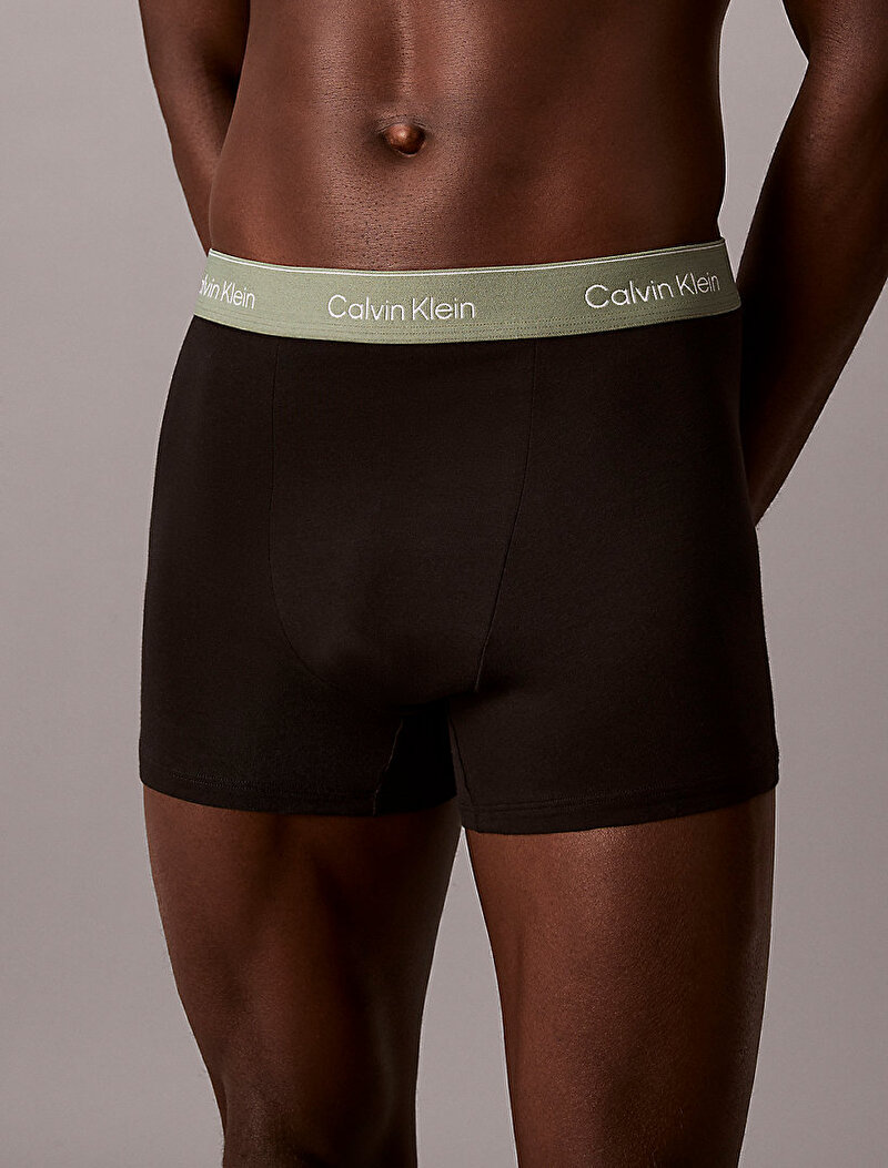 Calvin Klein Çok renkli Renkli Erkek 3'lü Paket Relaxed Fit Boxer Seti