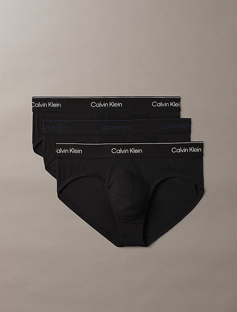 Calvin Klein Çok renkli Renkli Erkek 3'lü Paket Hip Brief Slip