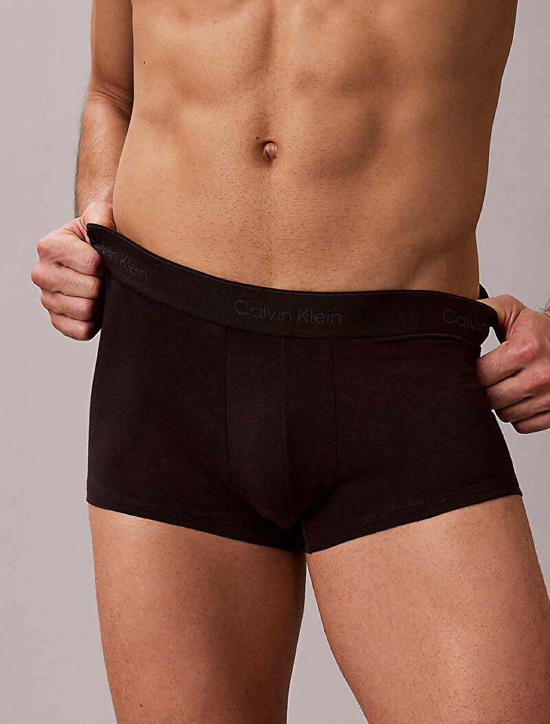 Calvin Klein Çok renkli Renkli Erkek 3'lü Paket Low Rise Trunk Boxer