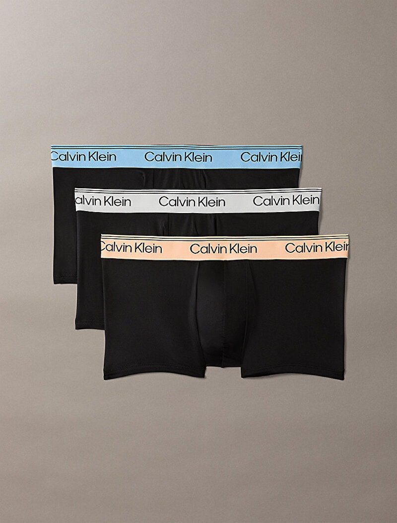 Calvin Klein Çok renkli Renkli Erkek 3'lü Paket Low Rise Trunk Boxer