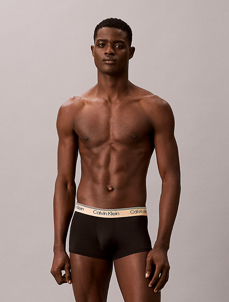 Calvin Klein Çok renkli Renkli Erkek 3'lü Paket Low Rise Trunk Boxer