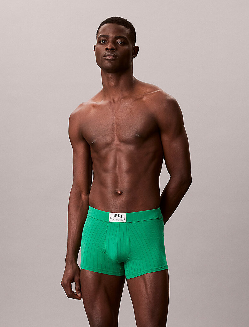 Calvin Klein Yeşil Renkli Erkek Trunk Boxer