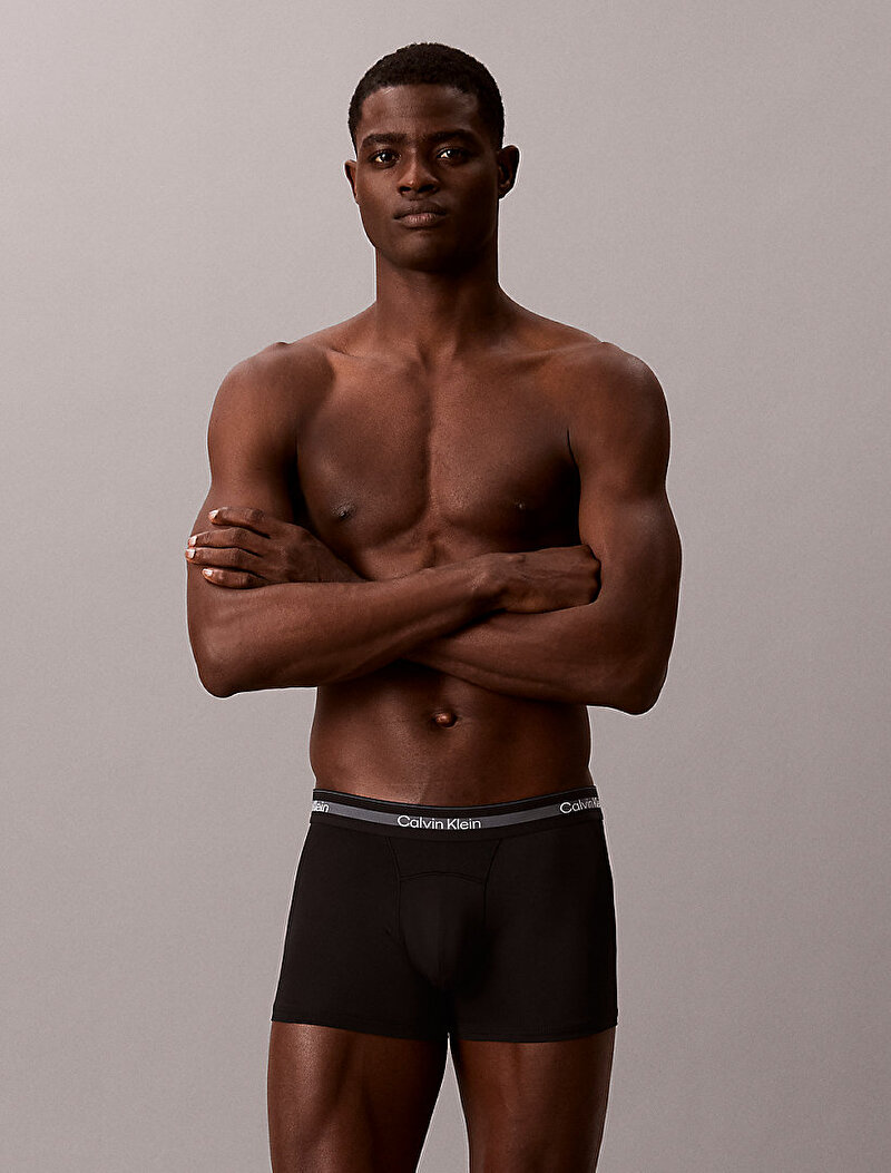 Calvin Klein Siyah Renkli Erkek 3'lü Paket Trunk Boxer