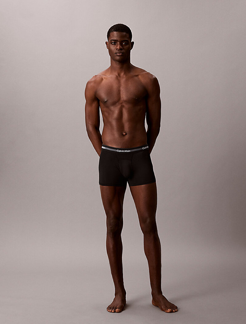 Calvin Klein Siyah Renkli Erkek 3'lü Paket Trunk Boxer
