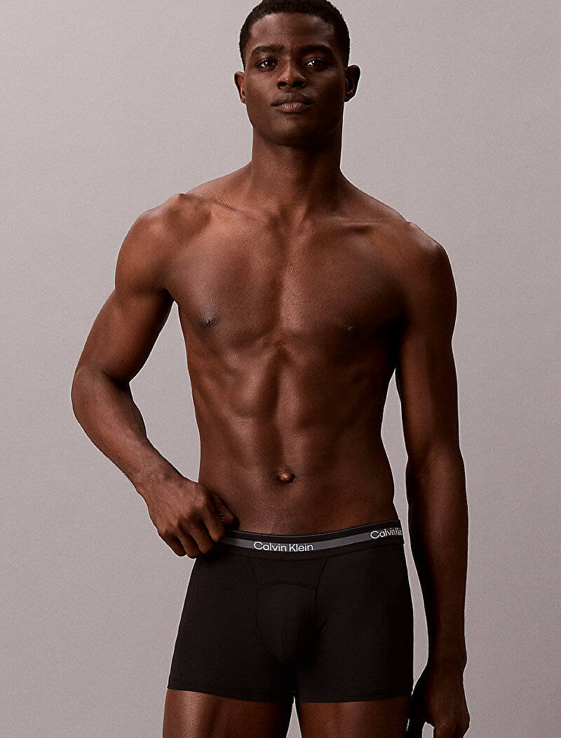 Calvin Klein Siyah Renkli Erkek 3'lü Paket Trunk Boxer