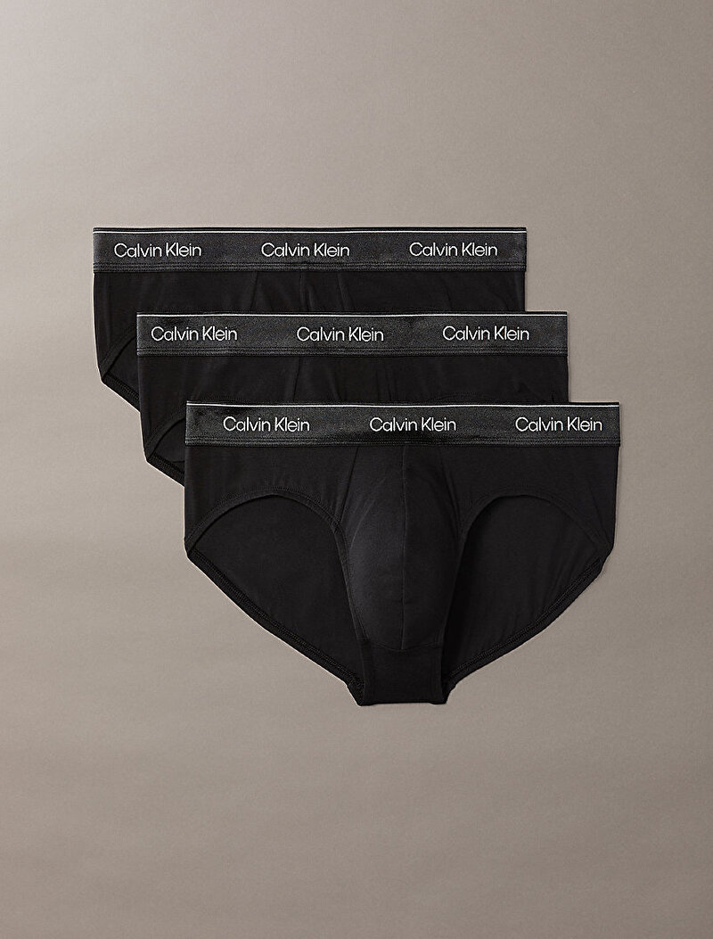 Erkek 3'lü Paket Hip Brief Slip
