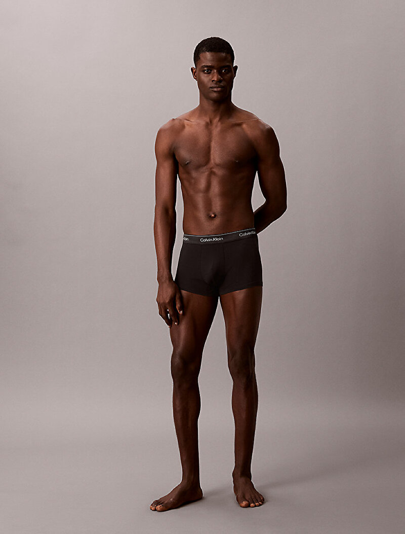 Calvin Klein Siyah Renkli Erkek 3'lü Paket Trunk Boxer