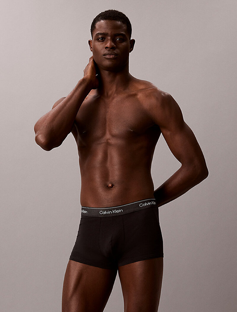 Calvin Klein Siyah Renkli Erkek 3'lü Paket Trunk Boxer