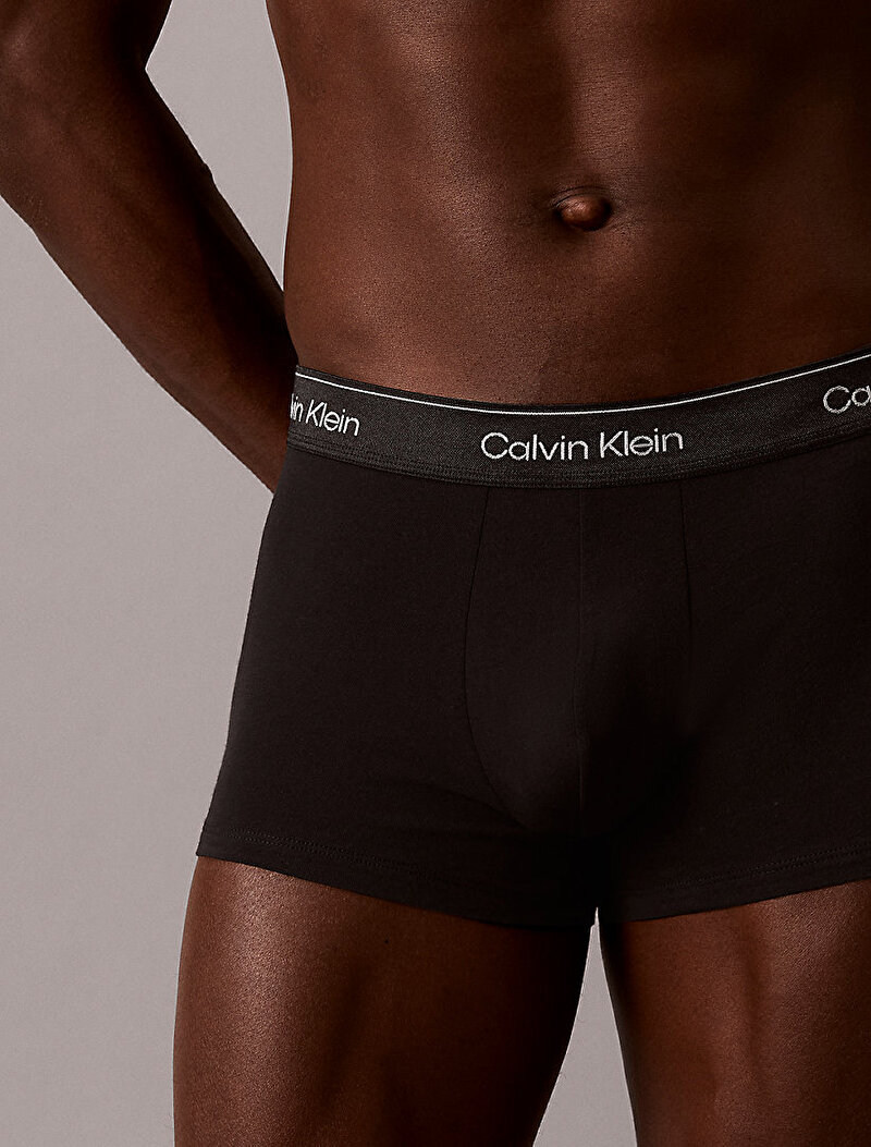Calvin Klein Siyah Renkli Erkek 3'lü Paket Trunk Boxer
