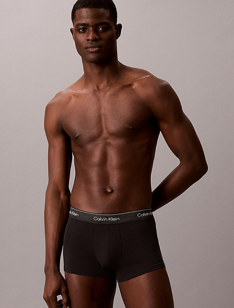 Calvin Klein Siyah Renkli Erkek 3'lü Paket Trunk Boxer
