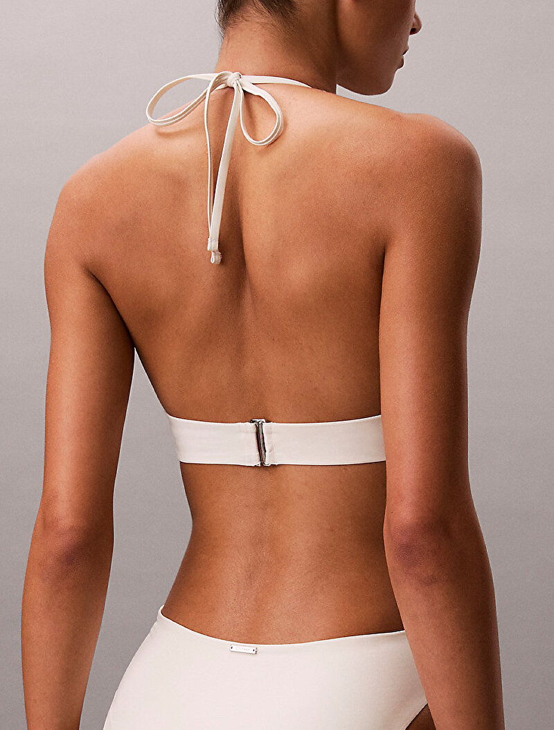 Calvin Klein Bej Renkli Kadın Plunge Mayo