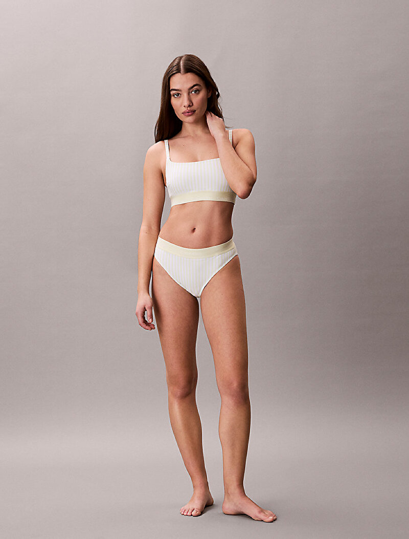 Calvin Klein Beyaz Renkli Kadın Bikini Altı