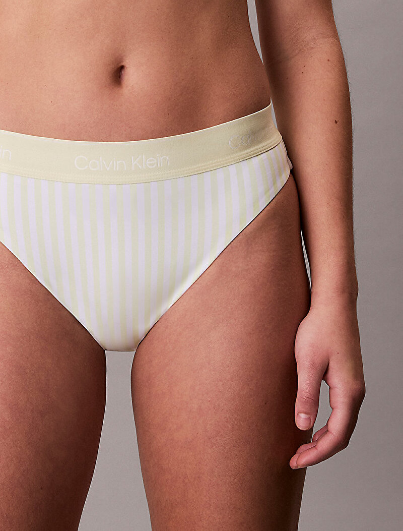 Calvin Klein Beyaz Renkli Kadın Bikini Altı