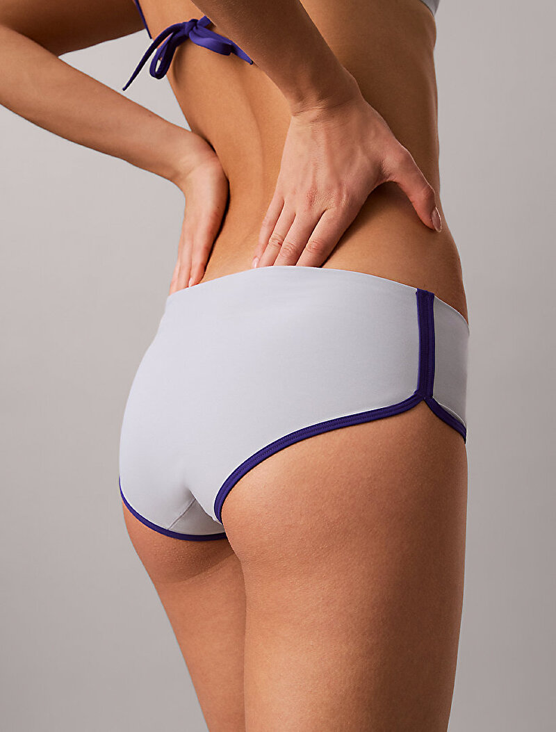Calvin Klein Mavi Renkli Kadın Hipster Bikini Altı
