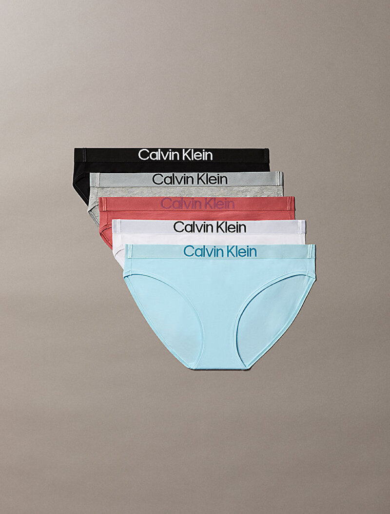 Calvin Klein Çok renkli Renkli Kadın 5'li Paket Bikini Külot