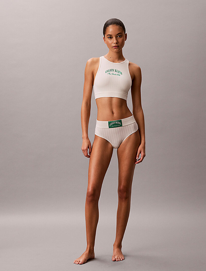 Calvin Klein Beyaz Renkli Kadın Unlined Bralet