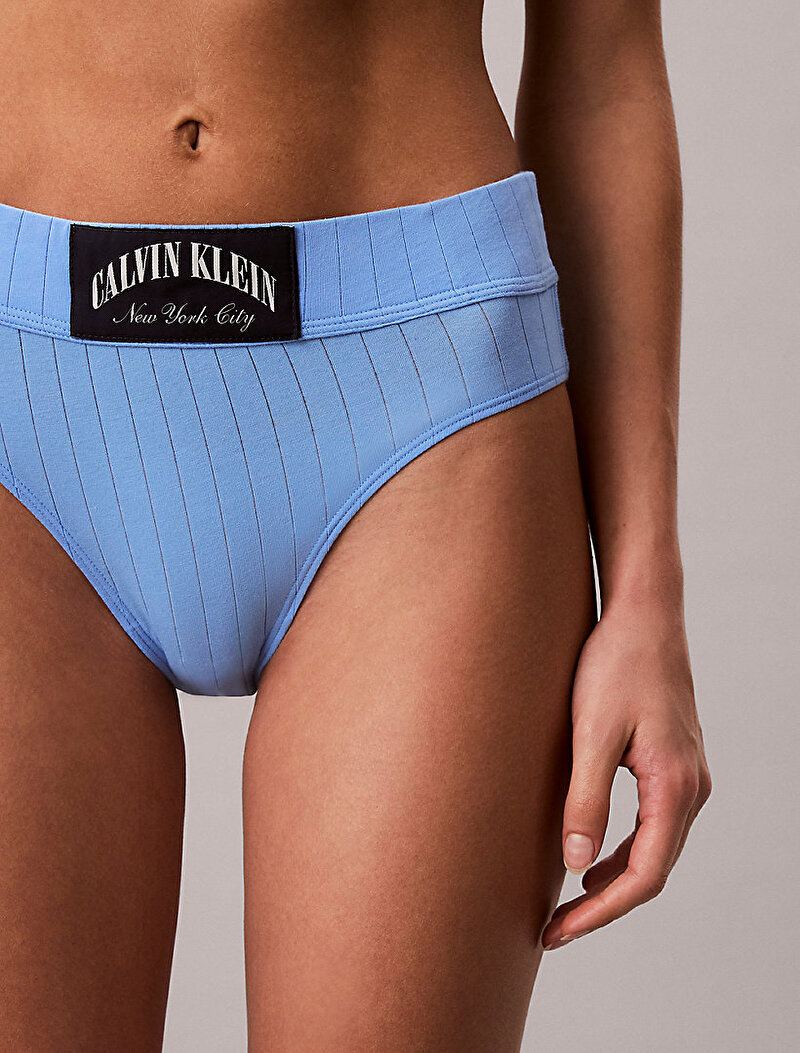 Calvin Klein Mavi Renkli Kadın Modern Brief Külot