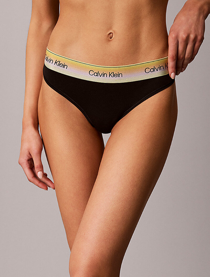 Calvin Klein Siyah Renkli Kadın Tanga