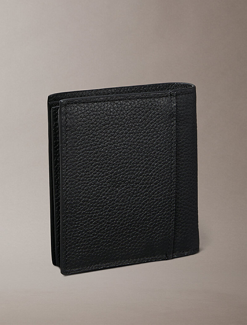 Calvin Klein Siyah Renkli Erkek Foil Embossed Slim Cüzdan