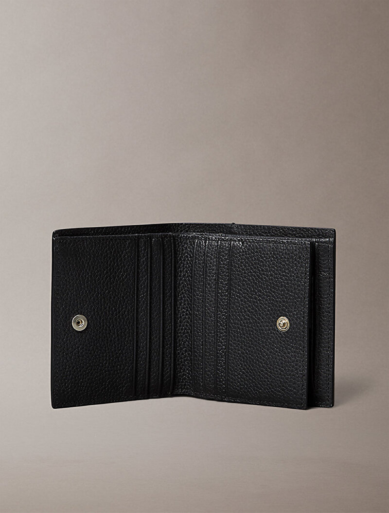 Calvin Klein Siyah Renkli Erkek Foil Embossed Slim Cüzdan