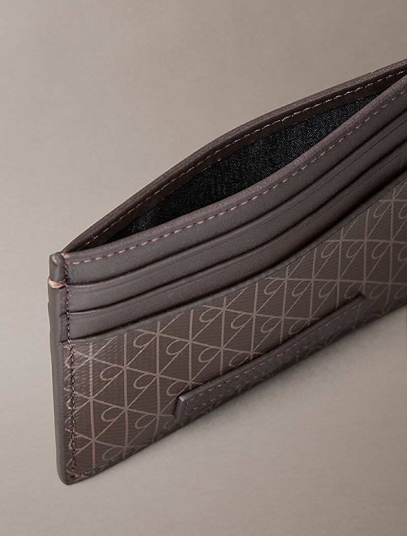 Calvin Klein Siyah Renkli Erkek Emblem Coated Kartlık