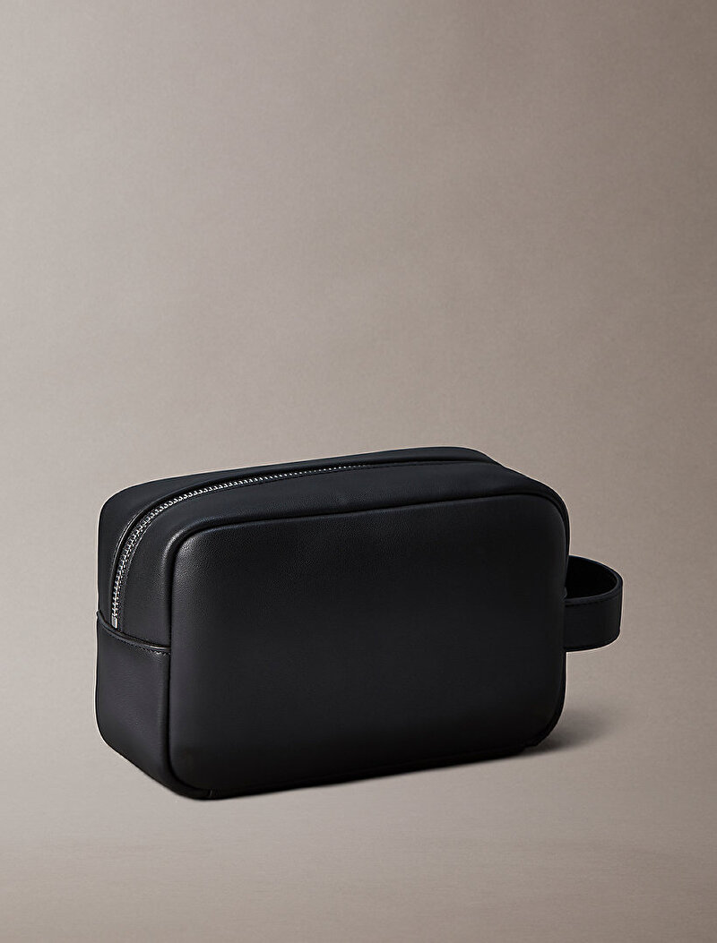 Calvin Klein Siyah Renkli Erkek Raised Washbag