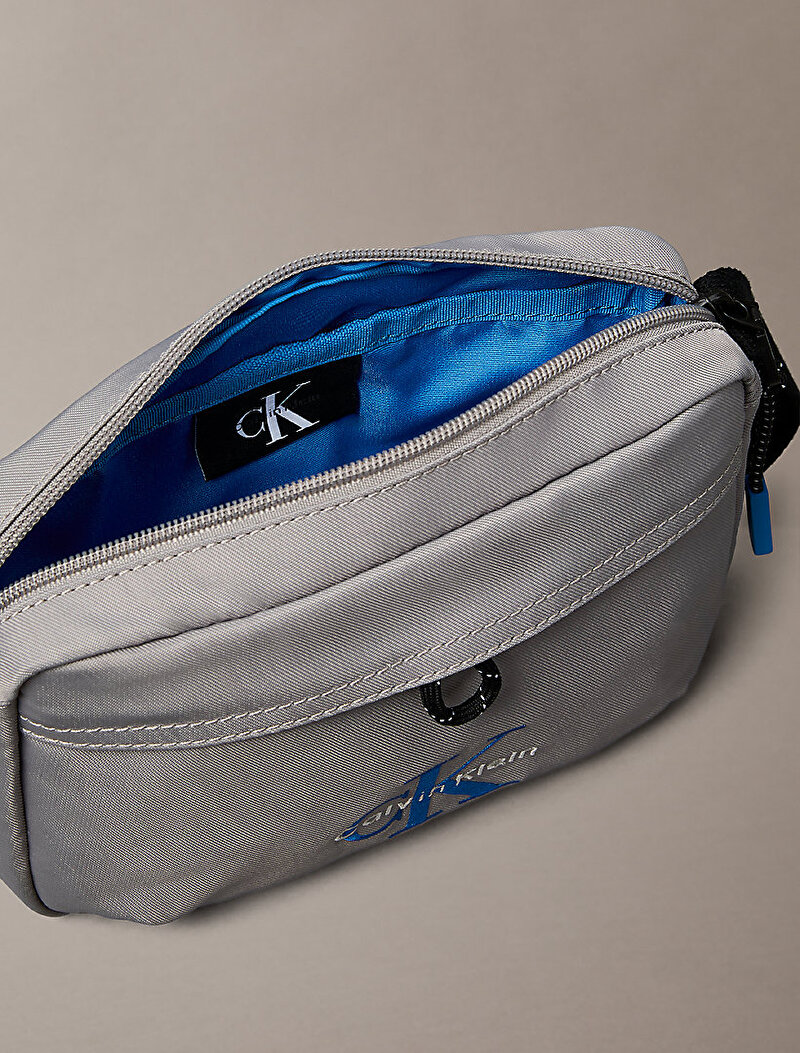 Calvin Klein Gri Renkli Erkek Bold Camera Çanta