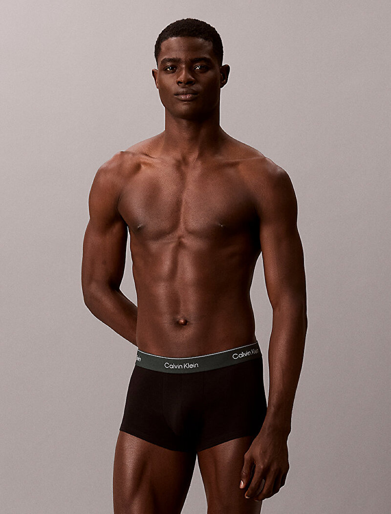 Calvin Klein Siyah Renkli Erkek 3'lü Paket Trunk Boxer Seti