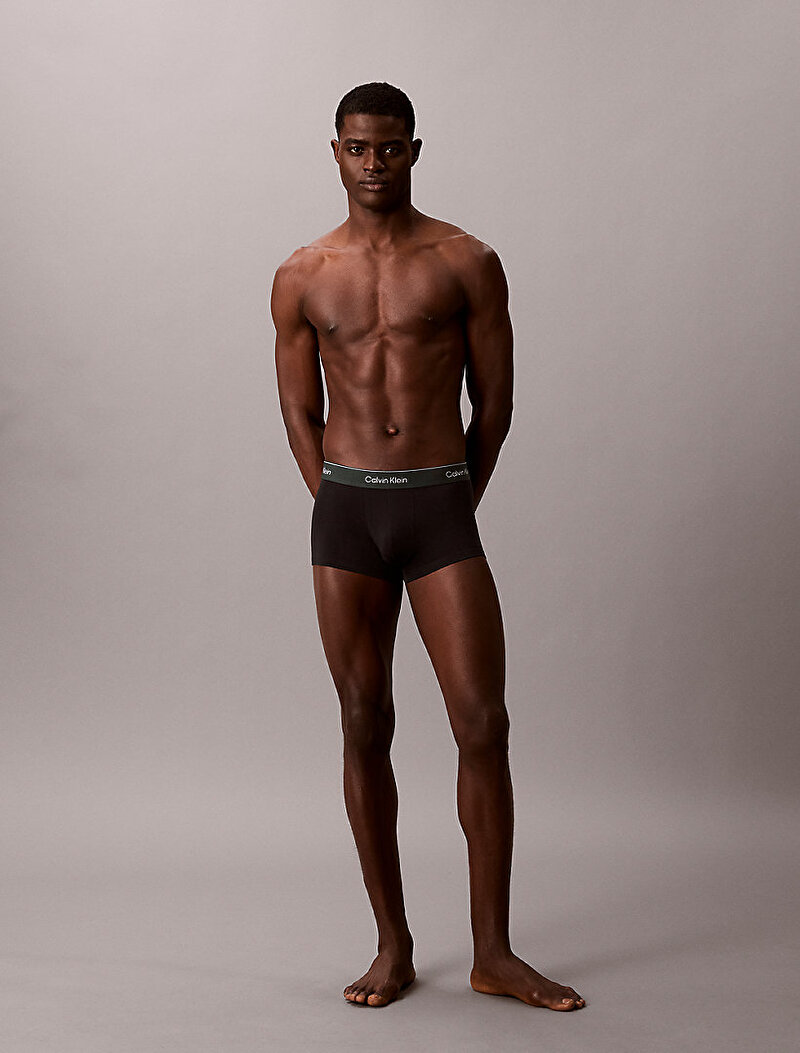 Calvin Klein Siyah Renkli Erkek 3'lü Paket Trunk Boxer Seti