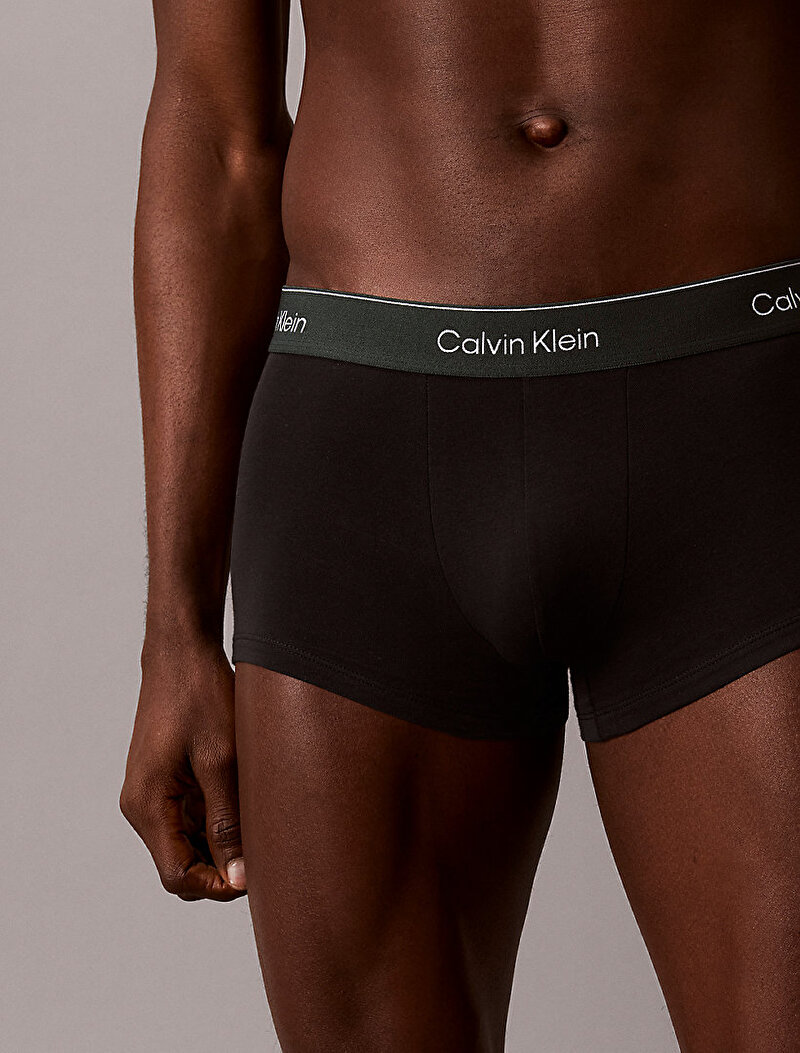 Calvin Klein Siyah Renkli Erkek 3'lü Paket Trunk Boxer Seti