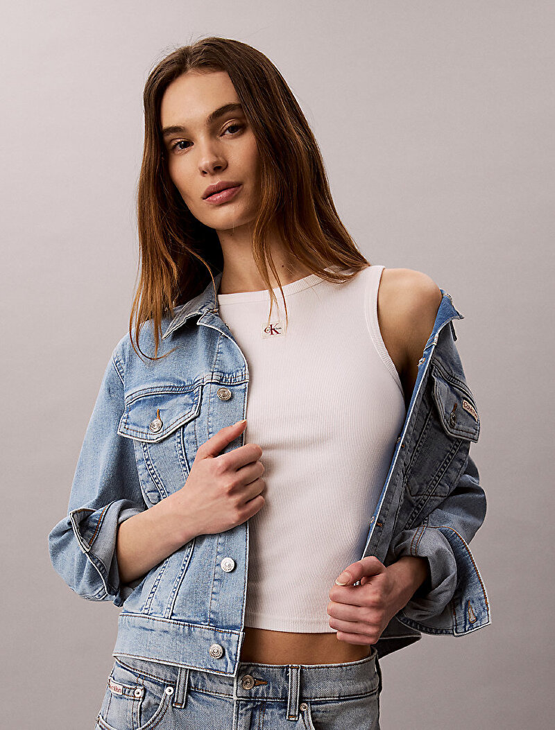 Kadın Classic Trucker Denim Ceket