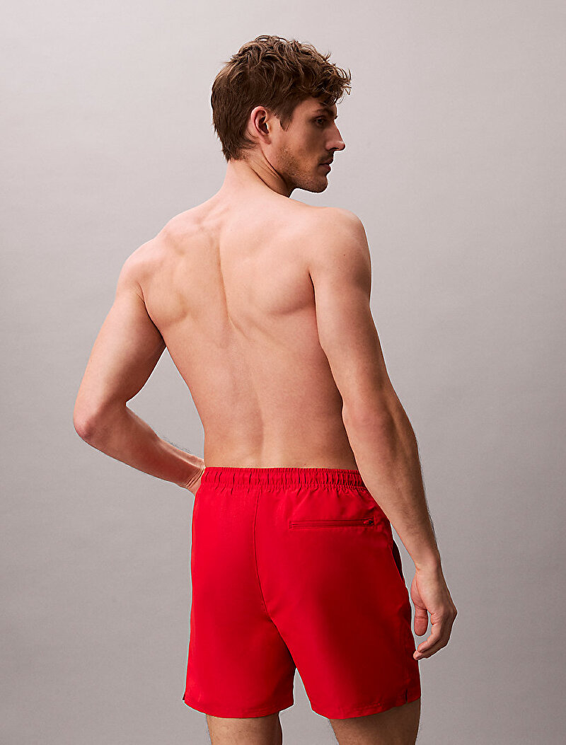 Calvin Klein Kırmızı Renkli Erkek Medium Drawstring Denis Şortu