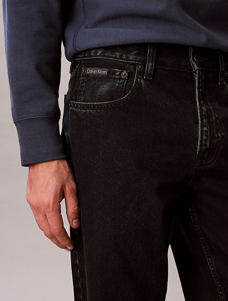 Calvin Klein Mavi Renkli Erkek 90s Straight Blue Jean Pantolon